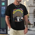 thumbnail image 4 of Blue Oyster Rock Mens Short Sleeve Crewneck T-Shirt 80s 90s Graphic Tees Shirts Top, 4 of 7