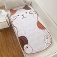 thumbnail image 1 of 1.5M Shoppu Cute Brown Cat Flannel Blanket, 1 of 7
