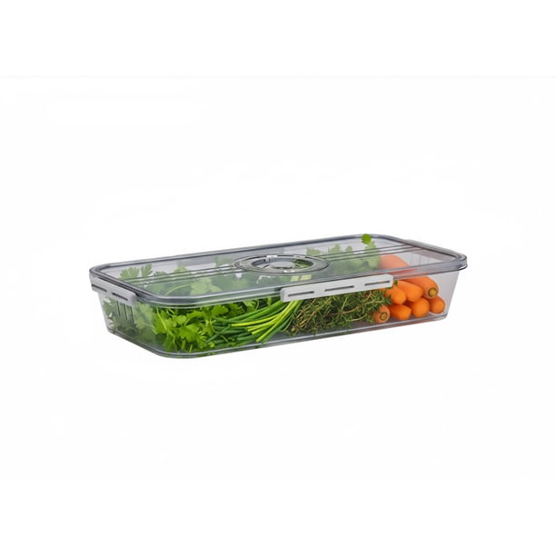 Recipiente Chico De Alimentos Para Refrigerador Con Tapa