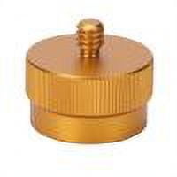 Soporte para linterna Adaptador de gas universal para linterna Herramienta para acampar al aire libre (Oro)