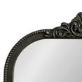 thumbnail image 4 of Kate and Laurel Hubanks Vintage Decorative Tall Arched Mirror, 24 x 38, Black, Large Antique Statement Arch Mirror for Dresser or Mantel Home Decor Options, 4 of 8