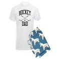 thumbnail image 1 of CafePress - Hockey Dad - Men's Light Pajamas, 1 of 1