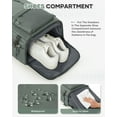 thumbnail image 5 of Lightweight Travel backpacks for Adults, Flight Personal Carry on Backpack for Women Men, Approved Airlines Back Pack Carry-ons Mochilas de Viaje, Waterproof Luggage Laptop Backpack Olive-Green, 5 of 9