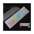 thumbnail image 4 of 37-Clé Gradient de Couleur Rétro-Éclairé PBT Clavier Mécanique Remplacement Couvre pour Ordinateur Portable - C, 4 of 5