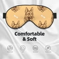 thumbnail image 3 of Goofa German Shepherd Dog Printed Sleep Eye Mask for Men Women, Zero Eye Pressure Sleeping Mask, Light Blocking Night Blindfold, Soft Eye Shade Cover, 3 of 7