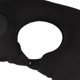 thumbnail image 2 of Cojín de cuello de avión inflable de aire de prensa de almohada de viaje en forma de U (negro), 2 of 3