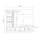 thumbnail image 4 of Centro de Entretenimiento Móveis-MX Supreme Natural - Off White, 4 of 4