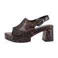 thumbnail image 2 of Aerosoles Zella Women's Heels Glossy Leopard Faux Leather Size 9.5 M, 2 of 8