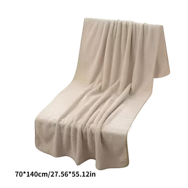 Toalla de baño, toalla corporal, toalla absorbente de secado rápido, suave, de fibra hueca, tacto de algodón, secado rápido, no suelta pelusa. Para el hogar, el baño, el gimnasio, la playa y los