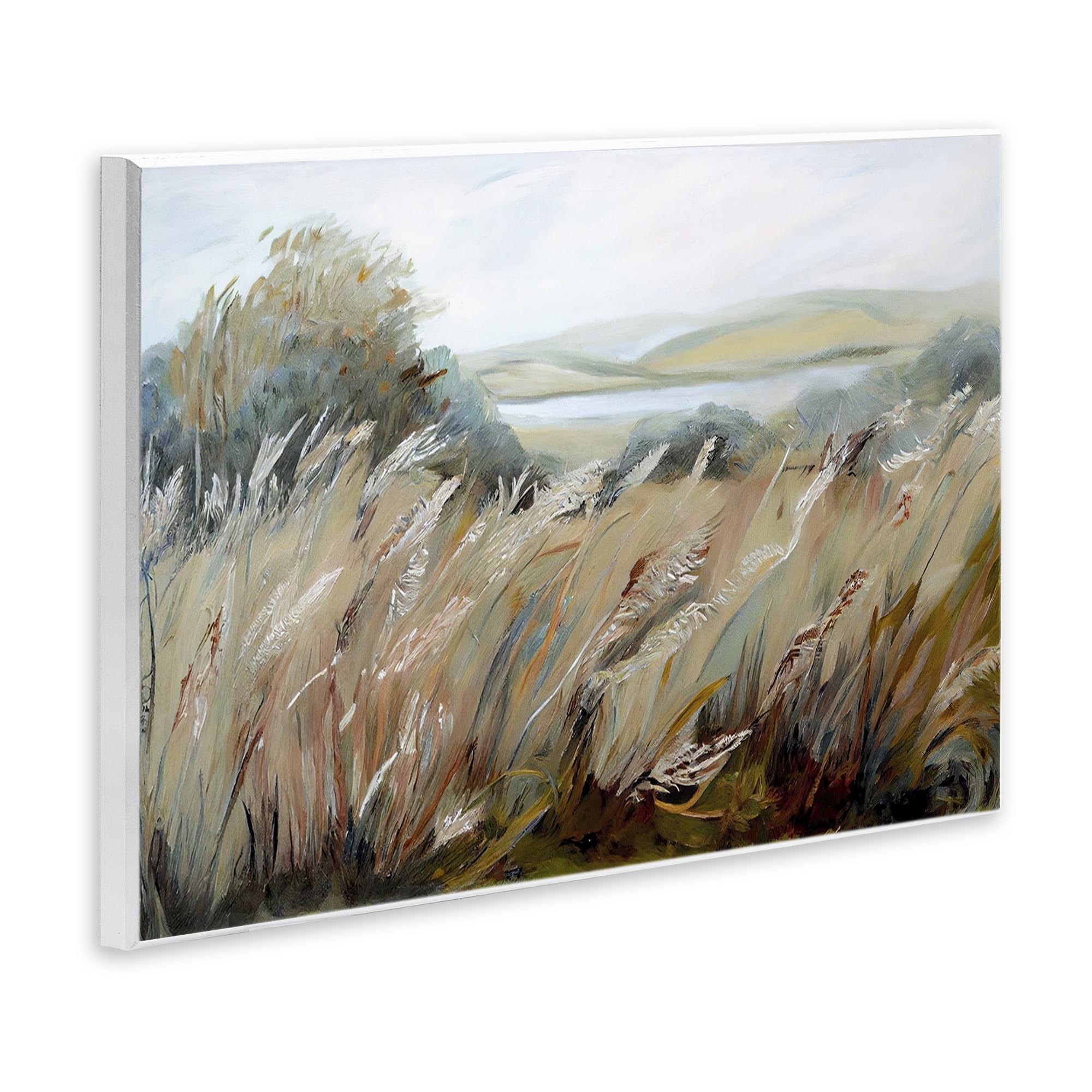 Windy Meadow Distortion Wall Plaque Art, design by Sasha