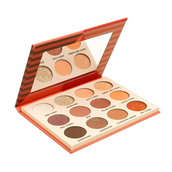 Paleta de Sombras EBIN NEW YORK Coral Oasis Mate y Brillante