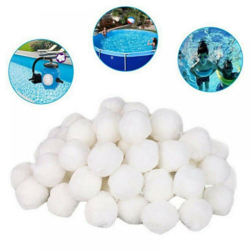 Equals 60 lbs Pool Filter Sand ,Black Eco-Friendly Filter Media for Swimming Pool Sand Filters Alternative to Sand and Filter Glass BOIVSHI 2022 Upgraded 1.5 lbs Pool Filter Balls 1.5, Black 