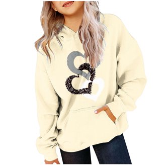 WYLINGER Bingus Logo Hoodie - Streetwear Pullover For Women & Men (White, S-XL)