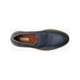 thumbnail image 4 of Stacy Adams Hopkins Moc Toe Penny Slip-On Shoes Navy Suede 25708-415, 4 of 7