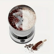 Electric Coffee Grinder and Spice Grinder, Stainless Steel Coffee Bean Grinder Herb Grinder for Spices with Stainless Steel Blades Removable Clear Cover