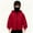 Red, variant on OGLCCG Boys Girls Balaclava Hoodie Fall Winter Double Layer Hooded Sweatshirt Jacket Full Zip Fleece Lined Warm Coats with Pockets 4-15 Years