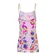 thumbnail image 4 of SAYOO Vestido corto informal con tirantes y cadena para mujer, con cuello en V, sin espalda, con lentejuelas SAYOO  Casual, 4 of 9