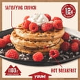 thumbnail image 6 of Kodiak Protein-Packed Chocolate Chip Power Waffles, 10.72 oz, 8 Count (Frozen), 6 of 9