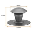 thumbnail image 2 of AFQH Punch-Free Drawer Handle Self-Adhesive Hook Metal European-Style Single-Hole, 2 of 10