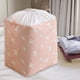 thumbnail image 5 of Cesta de almacenamiento plegable extragrande con cordón, bolsa de almacenamiento para el hogar, diseño portátil, para sala de estar, material de algodón duradero, 61 x 45 x 50 cm,Wsvlmg, 5 of 9