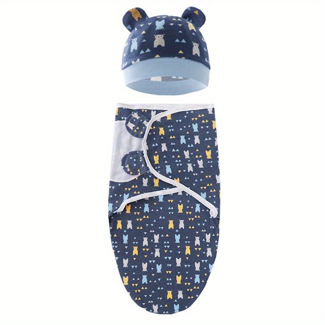 1 Set Small And Medium Newborn Swaddle, For 0-6 Months, Baby Adjustable Swaddling Sleeping Bag, Baby Swaddle Blanket For Boys And Girls, Baby Wrap, Wearable Swaddle Sleeping Bag To Prevent Startle Ref