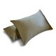 thumbnail image 2 of Funda de cojín lumbar de lujo HomeCentric, color topo, paquete de 2, 35 x 60 cm (14" x 24"), funda de cojín rectangular lisa de satén, estilo moderno - Satén flameado gris topo, 2 of 5