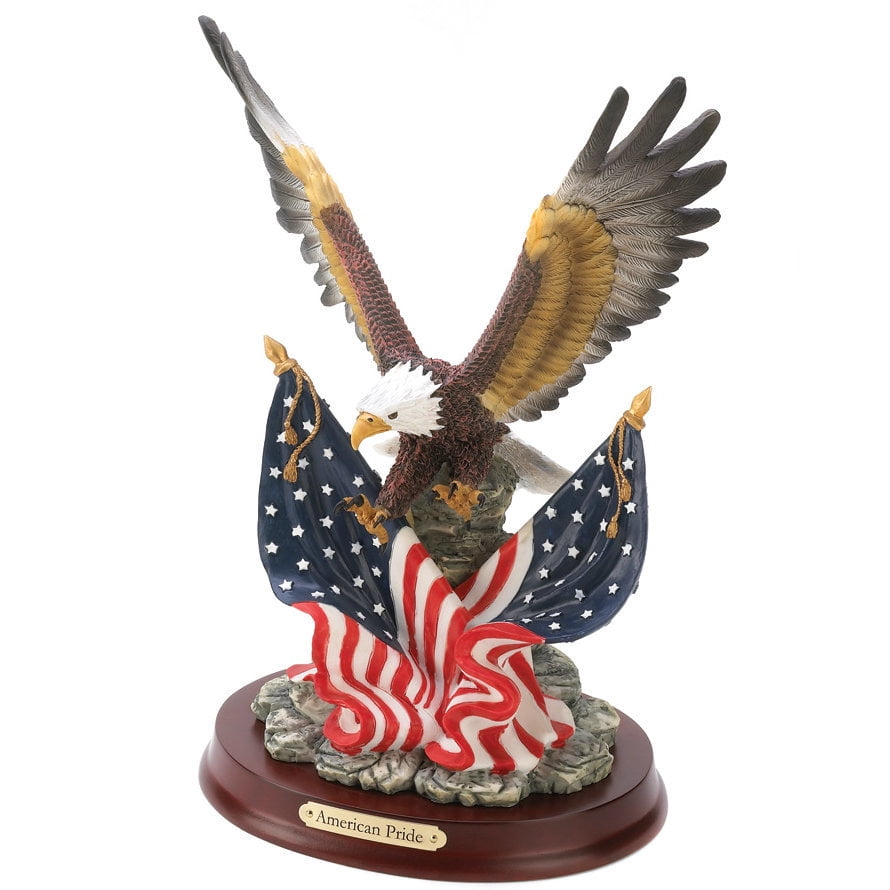 Accent Plus Usa Eagle Statue, Majestic Resin Cool Eagle Statue
