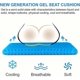 thumbnail image 3 of Gel Seat Cushion, Double Thick Egg Gel Seat Cushion With Non-slip Cover, Breathable Honeycomb Gel Cushion For Pressure Relief Back Pain, 3 of 5