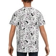 thumbnail image 5 of Wukai Cowboy Youth Unisex Short Sleeve T-Shirt for Boys, Girls, Teens, and Kids-X-Small, 5 of 7