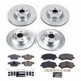 thumbnail image 3 of PowerStop Front and Rear Z23 Evolution Sport Carbon-Fiber Ceramic Brake Pad and Drilled & Slotted Rotor Kit Fits: MERCEDES-BENZ Select Models K6604, 3 of 10