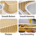 thumbnail image 3 of 30Pcs 200ml Disposable Aluminum Foil Tin Box,Oblong Golden Thick Aluminum Foil Box,Heat Resistant Tin Foil Packing Box,Food Storage Containers for Cooking,Baking,Meal Prep,Take Out Etc., 3 of 9