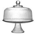 thumbnail image 3 of Anchor Hocking Ensemble de Gâteau Monaco, STD, Cristal, 3 of 5