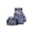#A02-Purple, variant on 3 in 1 School Backpack Set with Lunch Bag & Pencil Case, Waterproof Blue Camouflage Graffiti Print Bookbag for Boys Girls Teens Students, Durable Nylon for College Travel Commute
