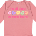 thumbnail image 4 of Inktastic Candy Hearts II Girls Long Sleeve Baby Bodysuit, 4 of 5