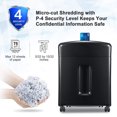 thumbnail image 2 of Bonsaii C221-B Portable 12 Sheet Micro Cut Paper P-4 High Security Shredder Bin, 2 of 7