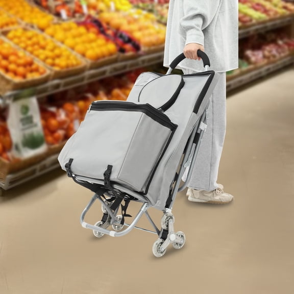 Portable Folding Art Cart with Wheels and Storage for Outdoor Creativity