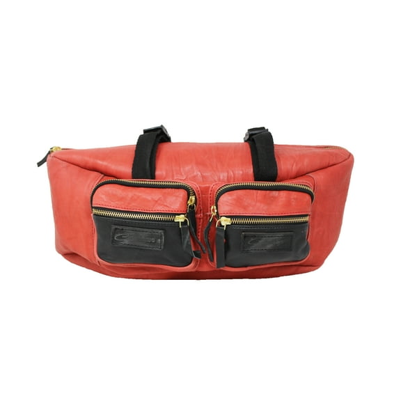 Horse Challenger Western HorseTrail Riding Saddle Leather Cantle Bag 102AA12RD2