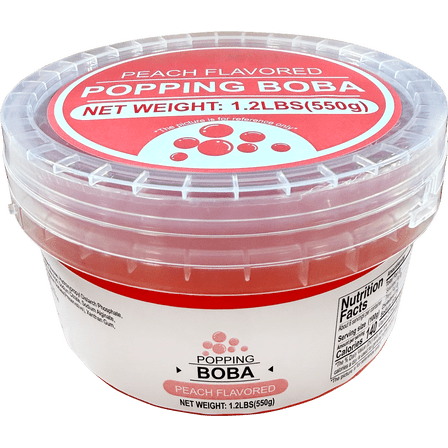 Soeos 550g popping,  peach