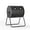 Black, variant on Dual-Chamber Outdoor Compost Tumbler, 37.5-Gallon Efficient Rotating Composter, UV-Resistant and Weatherproof, for Garden, Kitchen, and Yard (Grey)