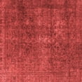 thumbnail image 1 of Ahgly Company Indoor Square Oriental Red Industrial Area Rugs, 4' Square, 1 of 4