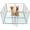Blue, variant on XXL Puppy Pee Pads for Dogs 60x33.5 inch 20 Count, 5 Layer Super Absorbent & Leak Proof-Thickened Disposable Potty Training Pad, Fits 32" H 6/8 Panel Playpen-Green (Playpen not Included)