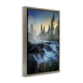 thumbnail image 4 of Stupell Industries Fog Over Rushing Water Landscape & Nature Photography Brown Floater Framed Canvas Art Print Wall Art, 17 x 25, 4 of 10
