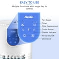 thumbnail image 4 of Aircillin AP0801 Air Purifier with Fragrance Sponge, HEPA H13 Filter, 398 Sq ft, White, 4 of 8