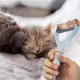 thumbnail image 4 of Cepillo suave y pequeño para el aseo, para eliminar el pelo muerto y el exceso de pelo; peine ligero para gatos y perros; cepillo alisador de fácil limpieza para uso doméstico, 4 of 7