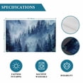 thumbnail image 6 of Blue Mountain Placemats Set of 8, Misty Forest Nature Woodland Pine Tree Landscape Placemats for Dining Table, Place Mats for Kitchen Tabletop, Waterproof Wipeable Dining Table Mats Set, 6 of 9