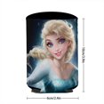 thumbnail image 3 of Princesa Elsa Chica de Frozen Funda enfriadora de latas, aislante de bebidas para mantener frías o calientes, funda térmica plegable para latas, portabebidas reutilizable, 3 of 6
