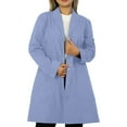 thumbnail image 5 of Panda Uniform by HeedFit 36" Notch Collar Women’s Lab Coat – 2XL Sky Blue, 5 of 7