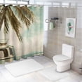 thumbnail image 7 of Orinice Palm Tree Bathroom Decor Set with Hooks, Colorful Luxurious Graphic Print Polyester Fabric Shower Curtain Set, 100% Polyester Washable Shower Curtain 60x72, 7 of 7