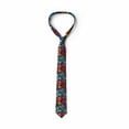thumbnail image 3 of Colorful Necktie, Aloha Style Scroll, Dress Tie, 3.7", Multicolor, by Ambesonne, 3 of 3