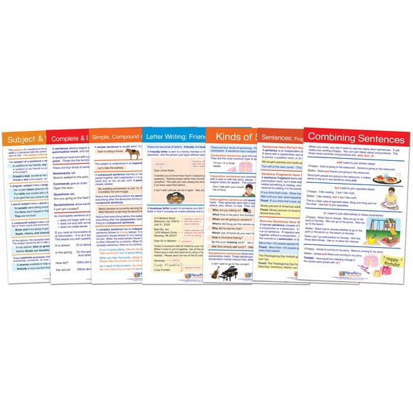Utilisation : Tableau de Sentencs & Règles de Grammaire - 4e - 8e Année